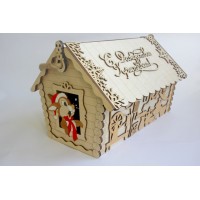 Игрушка "Домик Заячья избушка"