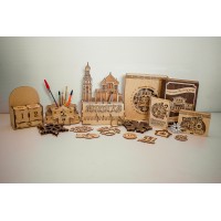 Игрушка деревянная "Города"